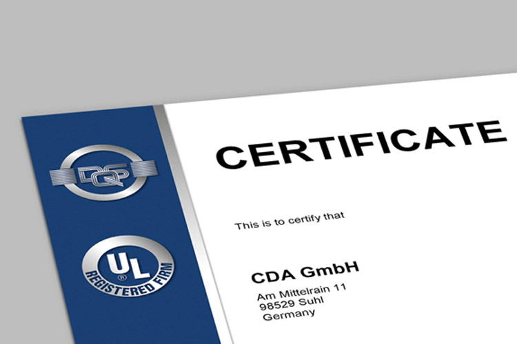 Certificate ISO 14001 DQS
